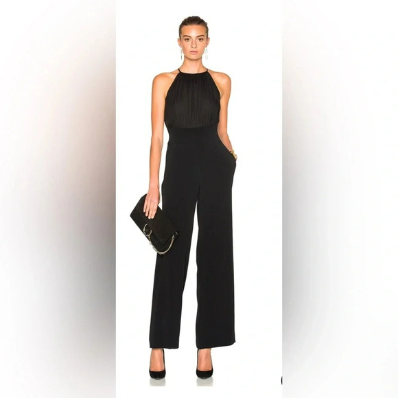 ! NEW L'AGENCE Regina Jumpsuit sz 2 - Picture 1 of 11